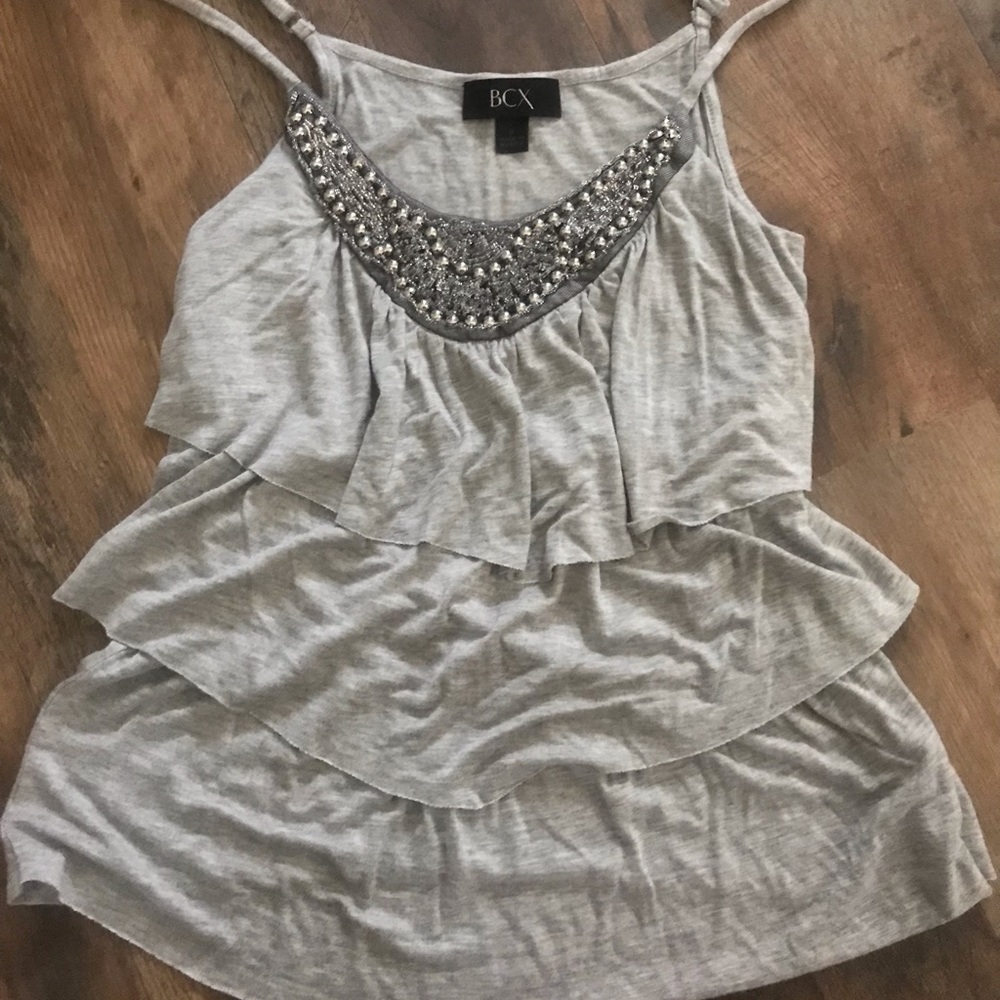 Gray tank top juniors